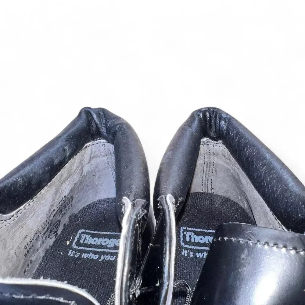 Thorogood Uniform Classic Style Leather Polishable Boots‎ Black Men's 7.5 EE